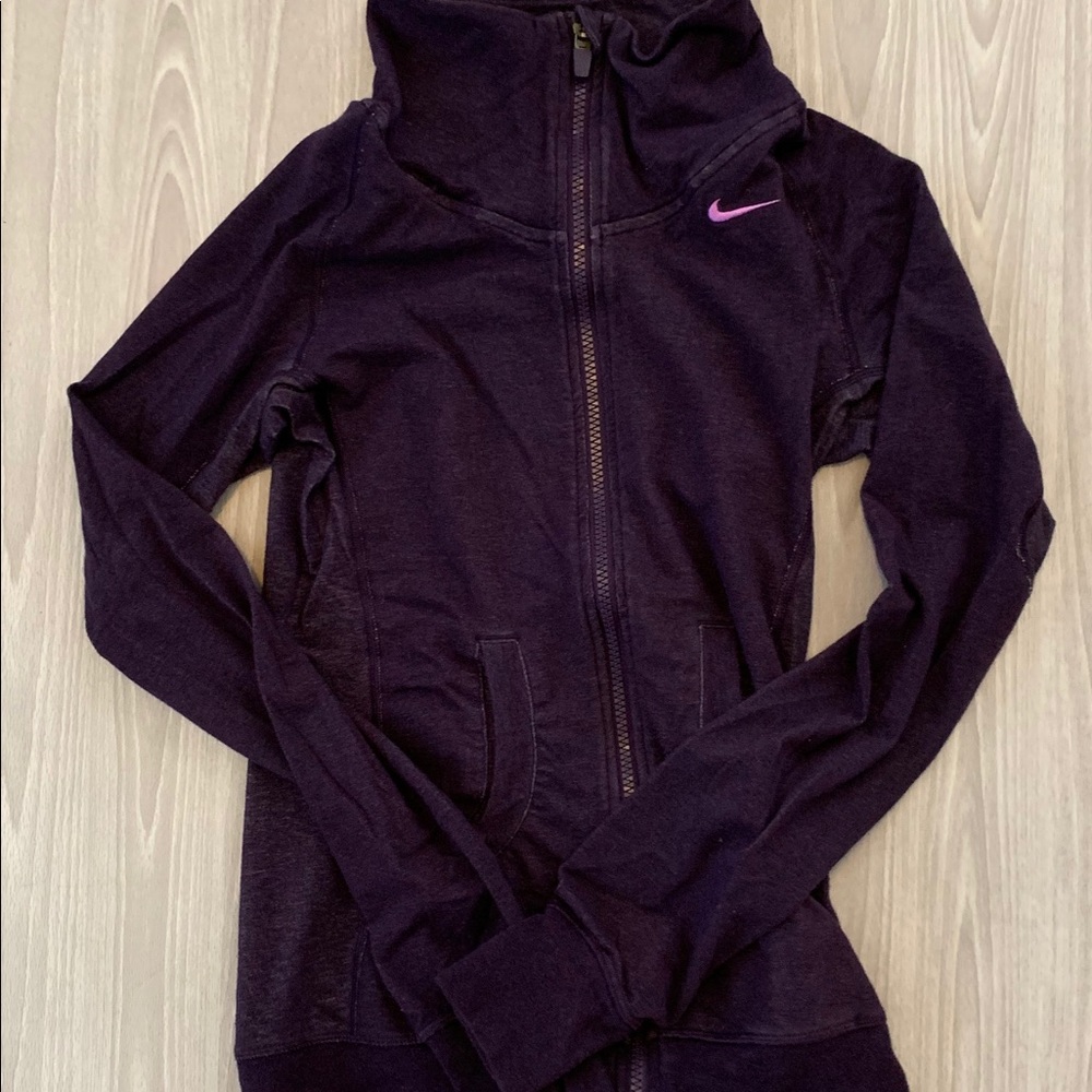Purple Nike full zip up jacket XS